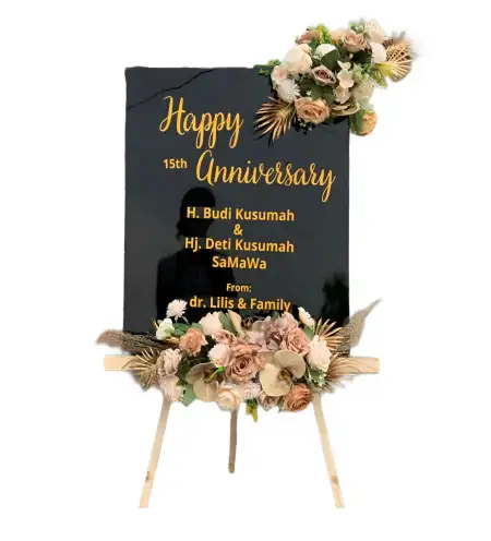 Papan Bunga Akrilik Peleman